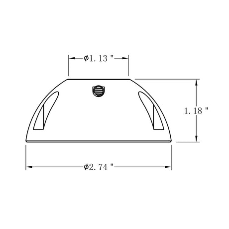 Brass Path Light Extension Riser